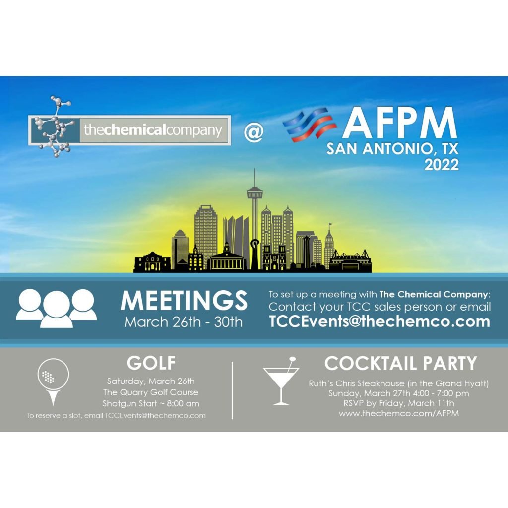 Join The Chemical Company at AFPM 2022! 2 AFPM Blog Thumb - The Chemical Company